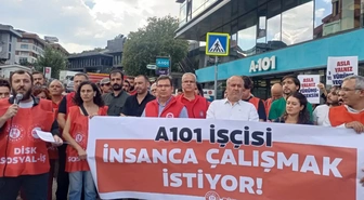 Sosyal-İş, A101 işçileri için eylem yaptı