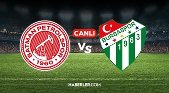 Batman Petrol Bursaspor CANLI nereden izlenir? Batman Petrol Bursaspor maçı hangi kanalda, nereden izlenir?