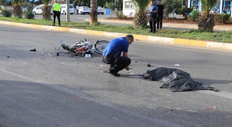 Beton mikseri ile motosikletin çarpıştığı Kilis'te karı koca yaşamını yitirdi