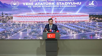 Cevdet Yılmaz, KKTC'de 8 bin kapasiteli Yeni Atatürk Stadyumu'nun lansmanına katıldı