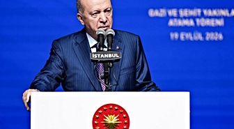 Cumhurbaşkanı Erdoğan'dan törene damga vuran mesaj: Bunlara umdukları fırsatı vermeyeceğiz