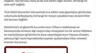 DMM, Harp Okulu marş iddiaları ve TSK'da marş yasağı iddialarını asılsız buldu