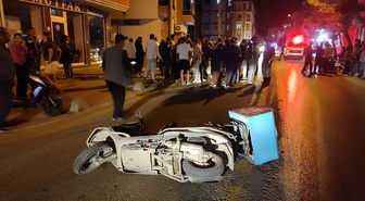 Edirne Keşan'da motosiklet yayaya çarptı, 2 yaralıdan biri ağır yaralandı