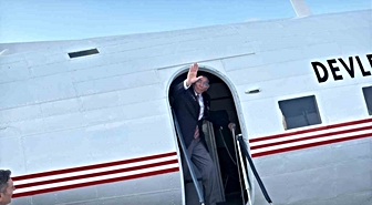 Eskişehir Sivrihisar'da 92 yaşındaki Kıbrıs Gazisi, DC-3 uçağına 'sevgilim' dedi