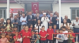İslahiye'de depremde hasar gören Hacı Fatma Köse Camisi 31. cami ibadete açıldı