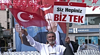 İYİ Parti'nin 'Bayrak Açıyorum' mitingi Aksaray'da Milli İrade Meydanı'nda yapıldı