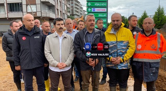 Rize'de metrekareye 190 kilogram yağış düştü, İyidere'de su baskını yaşandı