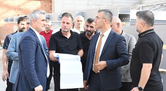 Spor Toto Başkanı Öztürk, Şırnak'ta inşaatı süren 1500 kişilik spor salonunu inceledi