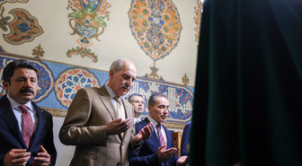 TBMM Başkanı Kurtulmuş, Hacıbektaş'ta Hacı Bektaş-ı Veli'yi rahmetle andı