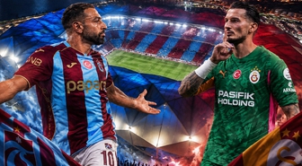 Trabzonspor-Galatasaray derbisinin ilk 11'leri belli oldu