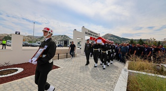 Burdur'da vefat eden Kıbrıs gazisi son yolculuğuna uğurlandı