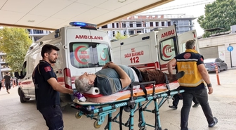 Bursa İnegöl'de çatıdan düşen 57 yaşındaki adam ağır yaralandı, bel kırığı çıktı