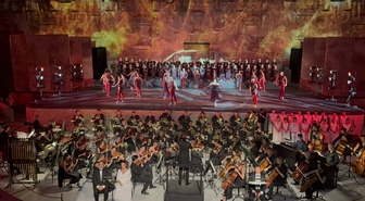 Carmina Burana, Aspendos'ta 22 yaşındaki Haberstock yönetiminde sahnelendi