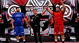 İstanbul'da düzenlenen AIGA Global Grappling Serisi'nde Rıza Kayaalp 7-1 kazandı