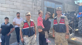 Jandarma ve korucular, Kilis Polateli'de kaybolan Down sendromlu çocuğu buldu