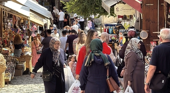 Karabük'ün UNESCO mirası Safranbolu'da hafta sonu turist hareketliliği yaşandı