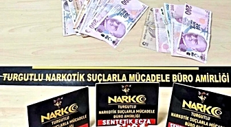 Manisa Turgutlu'da operasyonda 3 şüpheli gözaltına alındı, 1744 içimlik madde bulundu
