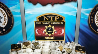 Siirt'te koyun yününe saklanan 37 kilo 600 gram esrar ele geçirildi, şüpheli tutuklandı