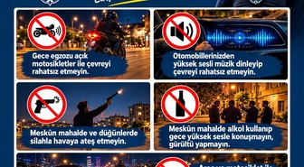 Bozdoğan Kaymakamlığı ve Emniyet, trafik ve çevre uyarısı yaptı, kask çağrısı yaptı