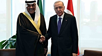 Cumhurbaşkanı Erdoğan, Kuveyt Veliaht Prensi Al-Sabah ile görüştü