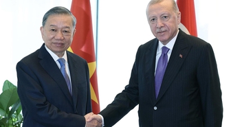 Cumhurbaşkanı Erdoğan, Vietnam Devlet Başkanı Lam ile görüştü