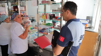 Edirne'de zabıta okul kantinlerini denetledi, kontroller eğitim yılı boyunca sürecek