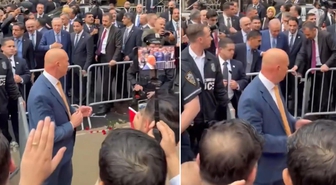 Erdoğan New York'ta bariyerleri kaldırttı, vatandaşlarla sohbet etti