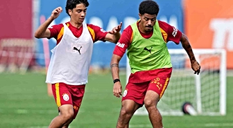 Galatasaray, Kasımpaşa maçı öncesi Kemerburgaz'da çift kale maç yaptı