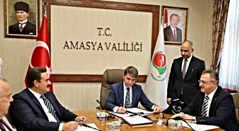Gümüşhacıköy OSB kuruluş protokolü Amasya Valiliği'nde imzalandı