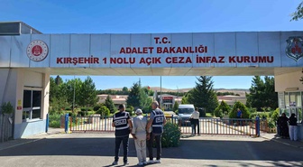 Kırşehir'de 28 yıl 1 ay 14 gün hapis cezası bulunan şahıs polis tarafından yakalandı