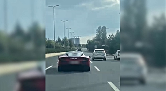 Ankara'da makas atan lüks otomobilin sürücüsüne 90 bin lira ceza! Ehliyetine el konuldu, araç trafikten men edildi