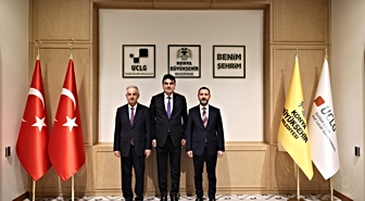 Milli Savunma Bakan Yardımcısı Heybet, Konya Büyükşehir Belediyesi'nde ağırlandı