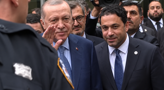 New York'ta Türk şöleni! Cumhurbaşkanı Erdoğan Türkevi'ne geldi, 7'den 70'e vatandaşlar karşıladı