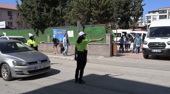 Osmaniye polisi okul güvenliği için dronlu uygulamayı dönem boyunca sürdürecek