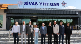 Sivas Valisi Şimşek, 75 milyon liralık YHT garının son hazırlıklarını inceledi