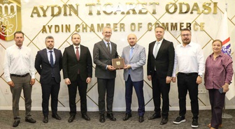 Ukrayna Büyükelçisi AYTO'yu ziyaret etti, Aydın'ın ticari potansiyeli görüşüldü