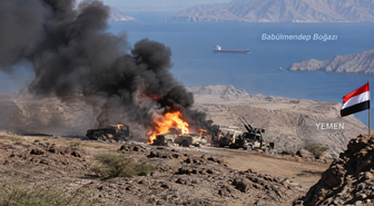 Yemen'de Amalika Tugayları, Kehbub'da 5 Husi aracını imha etti, araçlardakiler öldü