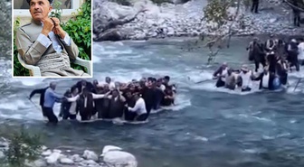 Yüksekova'da ölen 57 yaşındaki adamın cenazesi dereden geçirilip omuzlarda taşındı