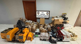 Adana Kozan'da 38 noktadaki denetimde 44 bin 300 kaçak sigara ele geçirildi