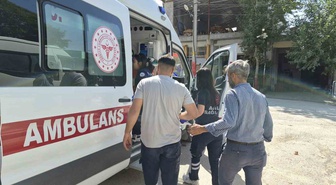 Adıyaman'da motosiklet devrildi, 1 kişi yaralandı ve hastaneye kaldırıldı