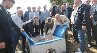 Amasya Beldağ'da basınçlı sulama tesisi açıldı, 20 hektar arazi suya kavuştu