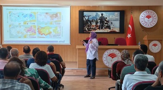 Aydın İl Tarım ve Orman Müdürlüğü personeline AFAD’dan afet ve yangın eğitimi verildi