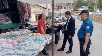 Aydıntepe Kaymakamı Yıldırım, Ahilik Haftası'nda esnafı ziyaret etti