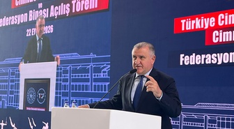 Bakan Bak, Ankara Etimesgut'ta cimnastik salonu ve federasyon binasını açtı