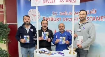 Bayburt Devlet Hastanesinde lenfoma ve prostat kanserine farkındalık eğitimi verildi