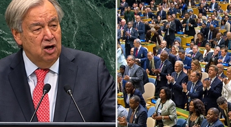 BM Genel Sekreteri Guterres'ten veda konuşması! Ayakta alkışlandı