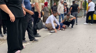 Bursa İnegöl'de özel halk otobüsü 68 yaşındaki kadına çarptı, ağır yaralandı