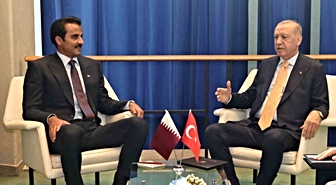 Cumhurbaşkanı Erdoğan, Katar Emiri Al Thani ile görüştü