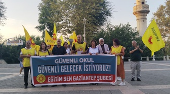 Eğitim-Sen Gaziantep, Manisa Turgutlu'da 11 öğrencinin yaralandığı saldırıya tepki verdi