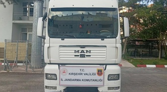 Kırşehir'de şasesi değiştirilmiş tır yakalandı, 3 şüpheliye adli işlem başlatıldı